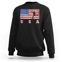 Patriotic Soccer Sweatshirt USA American Flag Team - Wonder Print Shop