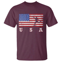 Patriotic Soccer T Shirt USA American Flag Team - Wonder Print Shop