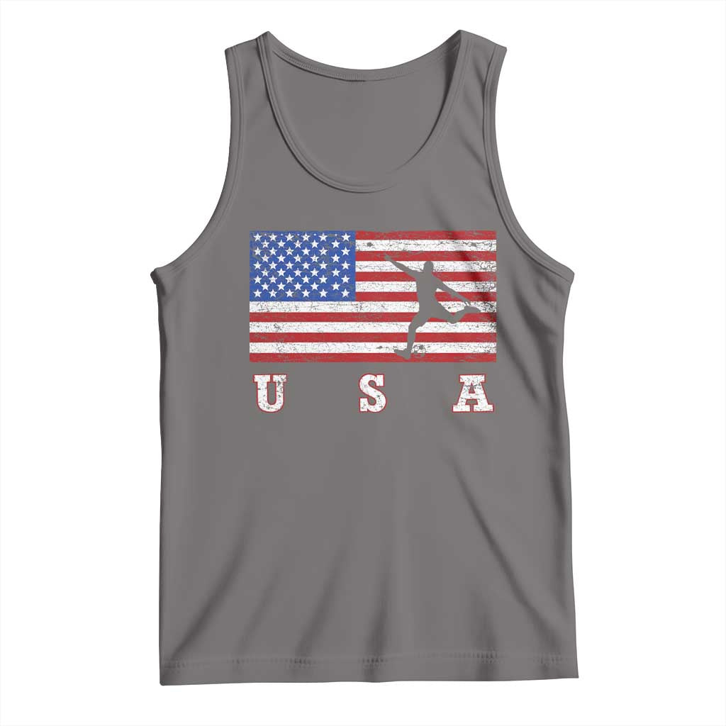 Patriotic Soccer Tank Top USA American Flag Team - Wonder Print Shop