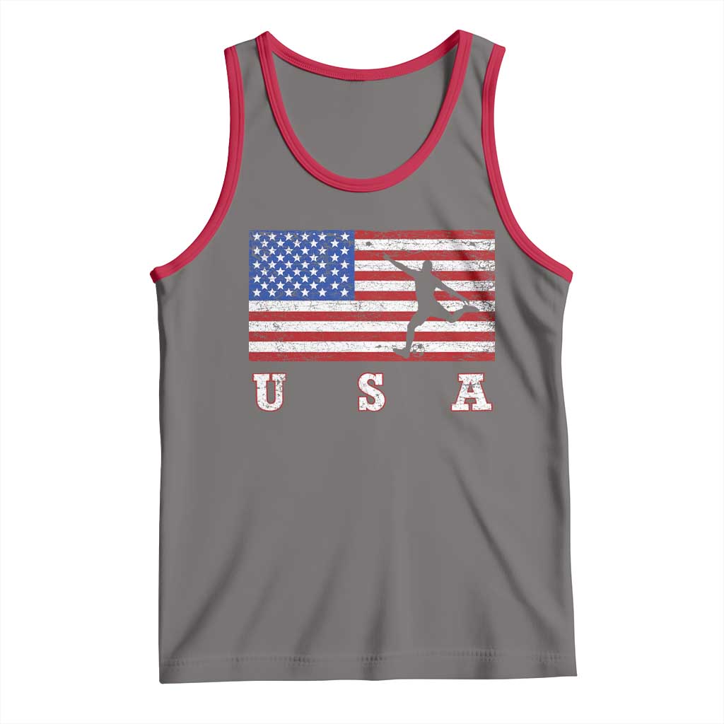 Patriotic Soccer Tank Top USA American Flag Team - Wonder Print Shop