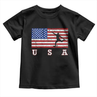 Patriotic Soccer Toddler T Shirt USA American Flag Team - Wonder Print Shop