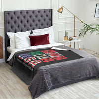 Soccer Lover Throw Blanket Canada Mexico USA Pride Football Futbol 2026