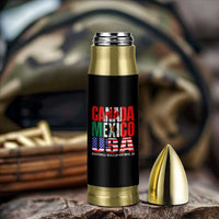 Soccer Lover Bullet Tumbler Canada Mexico USA Pride Football Futbol 2026
