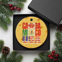 Soccer Lover Ceramic Ornament Canada Mexico USA Pride Football Futbol 2026
