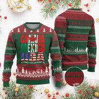 Soccer Lover Ugly Christmas Sweater Canada Mexico USA Pride Football Futbol 2026