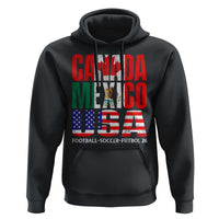 Soccer Lover Hoodie Canada Mexico USA Pride Football Futbol 2026
