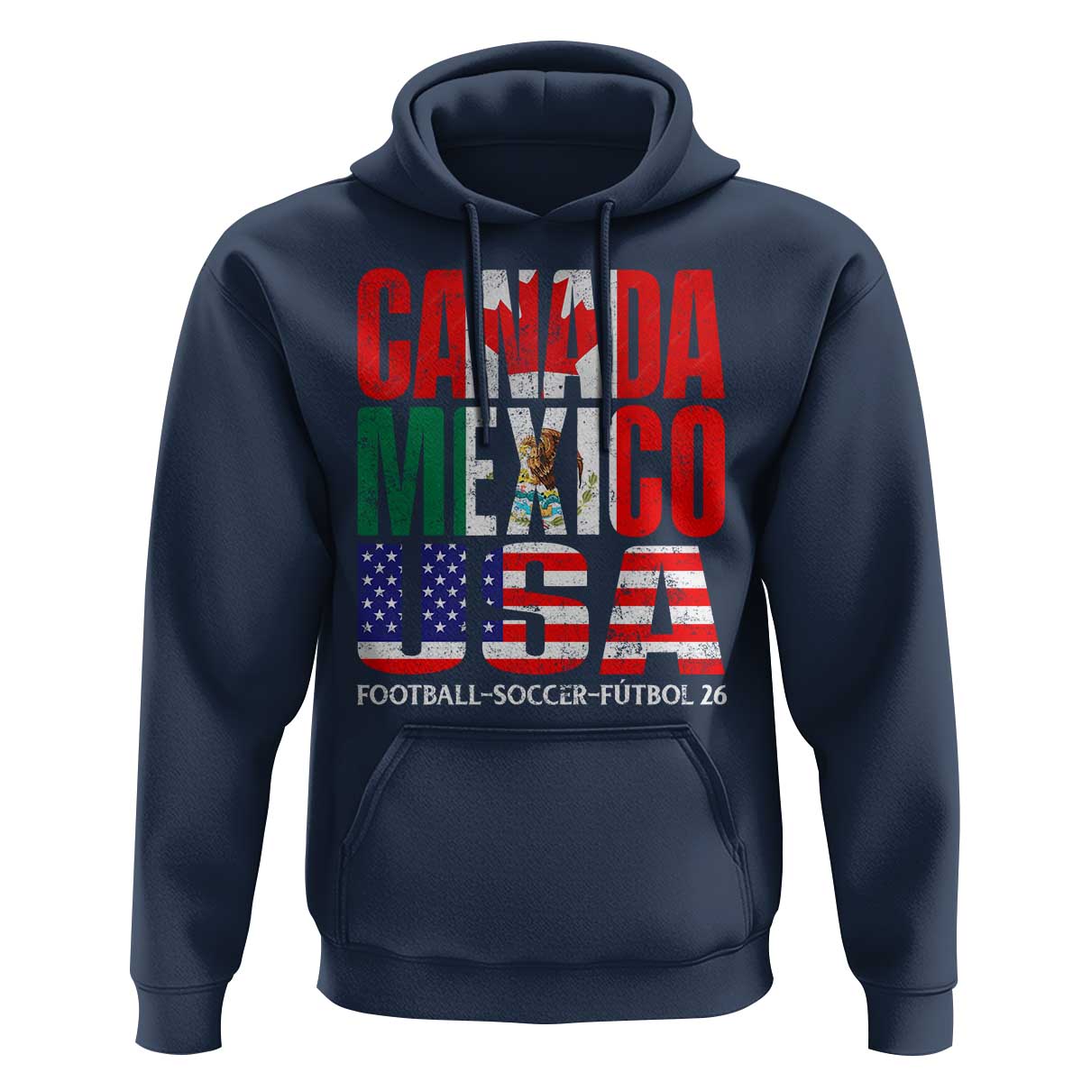 Soccer Lover Hoodie Canada Mexico USA Pride Football Futbol 2026