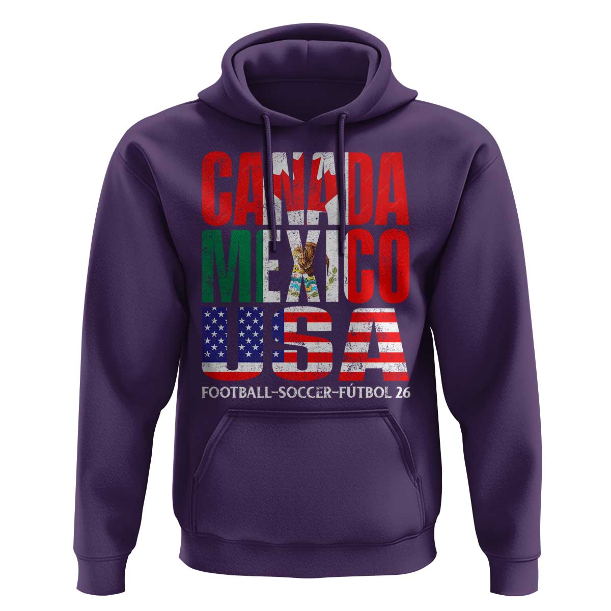 Soccer Lover Hoodie Canada Mexico USA Pride Football Futbol 2026