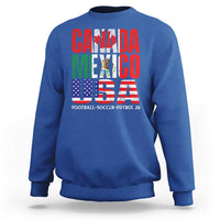 Soccer Lover Sweatshirt Canada Mexico USA Pride Football Futbol 2026