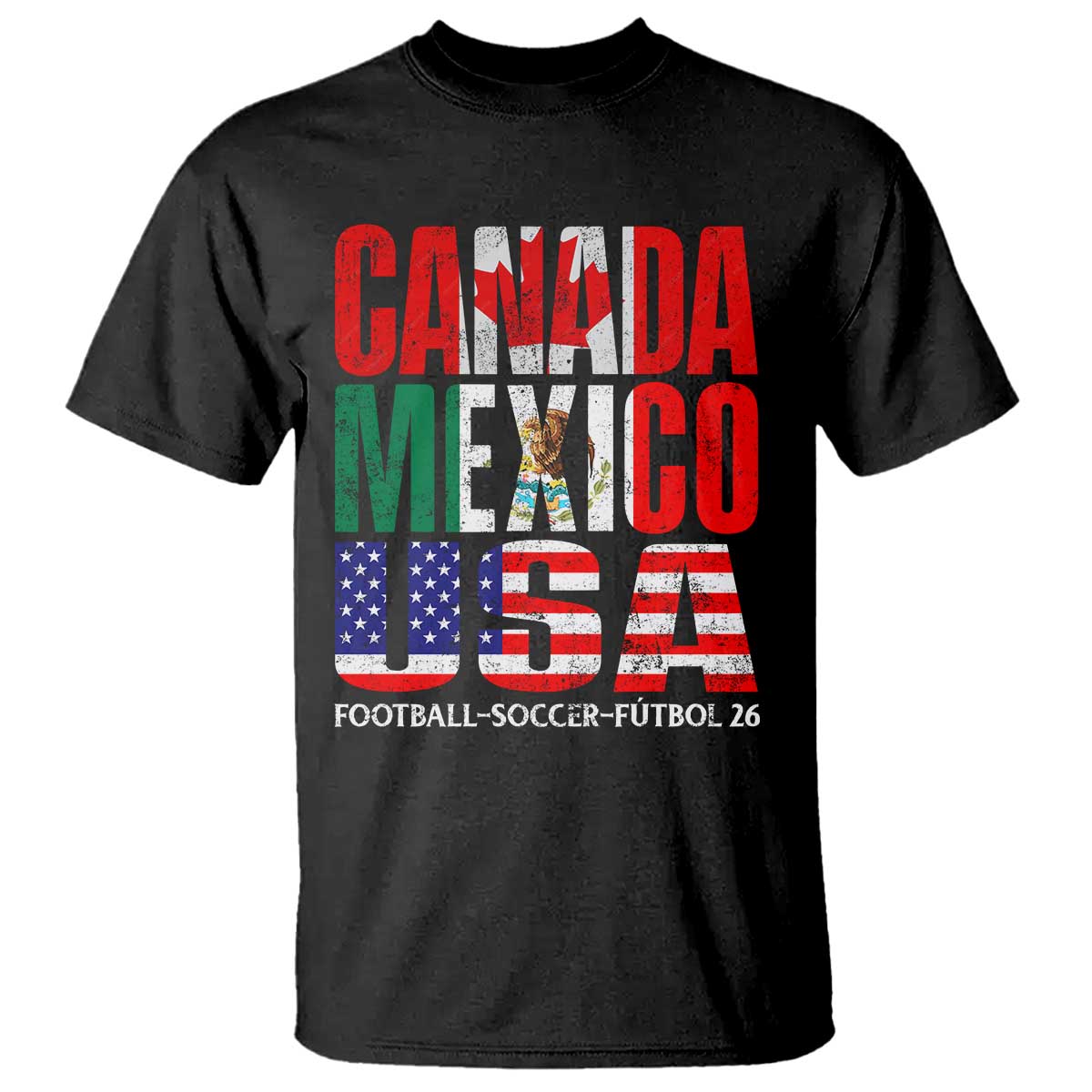 Soccer Lover T Shirt Canada Mexico USA Pride Football Futbol 2026