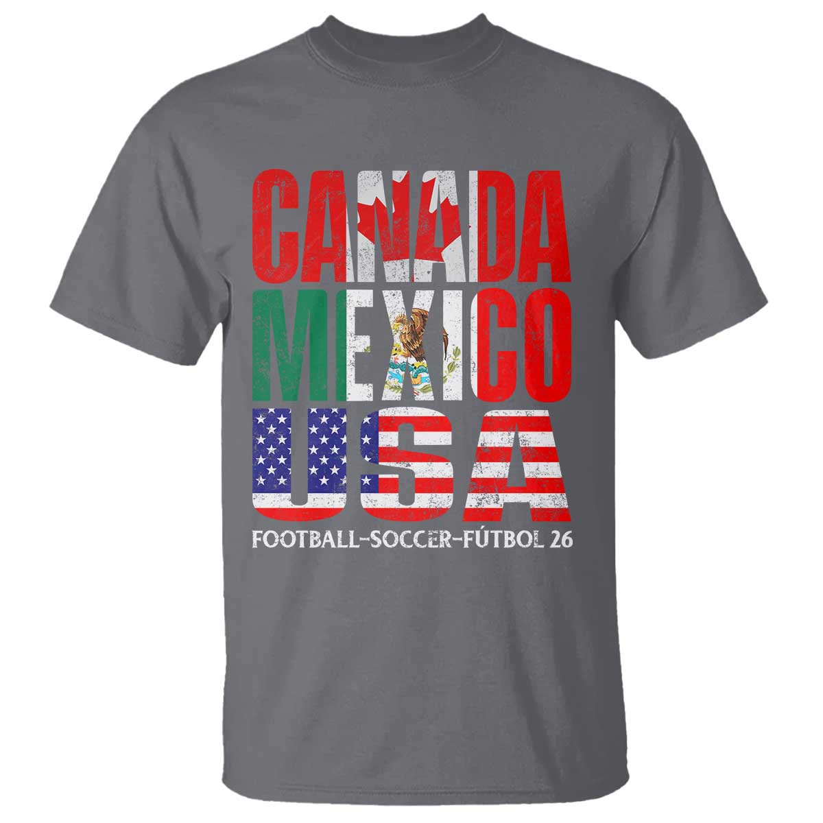 Soccer Lover T Shirt Canada Mexico USA Pride Football Futbol 2026