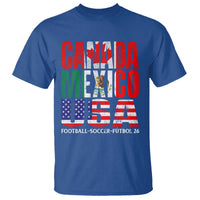 Soccer Lover T Shirt Canada Mexico USA Pride Football Futbol 2026