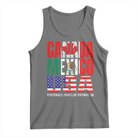Soccer Lover Tank Top Canada Mexico USA Pride Football Futbol 2026