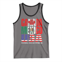 Soccer Lover Tank Top Canada Mexico USA Pride Football Futbol 2026