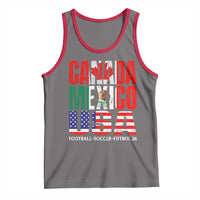 Soccer Lover Tank Top Canada Mexico USA Pride Football Futbol 2026