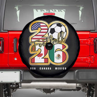 Soccer Football Lover Spare Tire Cover USA Canada Mexico Pride 2026