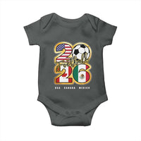 Soccer Football Lover Baby Onesie USA Canada Mexico Pride 2026