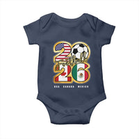 Soccer Football Lover Baby Onesie USA Canada Mexico Pride 2026