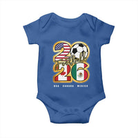 Soccer Football Lover Baby Onesie USA Canada Mexico Pride 2026