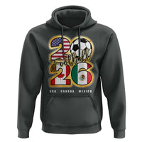 Soccer Football Lover Hoodie USA Canada Mexico Pride 2026