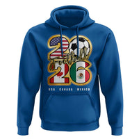 Soccer Football Lover Hoodie USA Canada Mexico Pride 2026