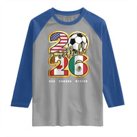 Soccer Football Lover Raglan Shirt USA Canada Mexico Pride 2026