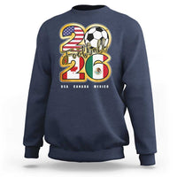 Soccer Football Lover Sweatshirt USA Canada Mexico Pride 2026