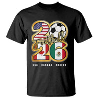 Soccer Football Lover T Shirt USA Canada Mexico Pride 2026