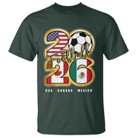 Soccer Football Lover T Shirt USA Canada Mexico Pride 2026