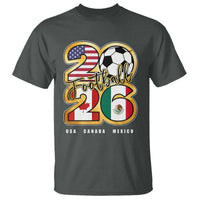 Soccer Football Lover T Shirt USA Canada Mexico Pride 2026