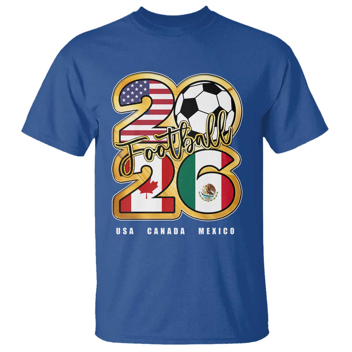 Soccer Football Lover T Shirt USA Canada Mexico Pride 2026