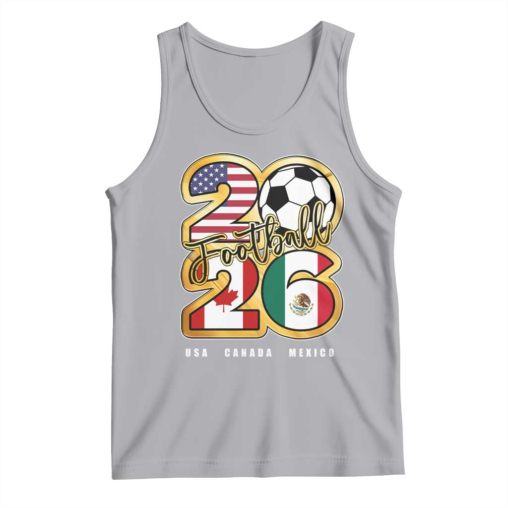 Soccer Football Lover Tank Top USA Canada Mexico Pride 2026