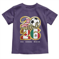 Soccer Football Lover Toddler T Shirt USA Canada Mexico Pride 2026
