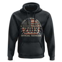 13th Birthday 2026 Hoodie Vintage 2013 Official Teenager 13 Years Of Being Awesome - Wonder Print Shop