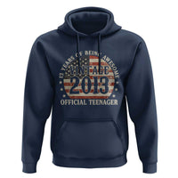 13th Birthday 2026 Hoodie Vintage 2013 Official Teenager 13 Years Of Being Awesome - Wonder Print Shop