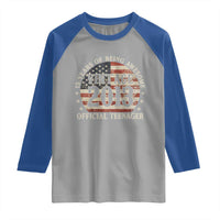 13th Birthday 2026 Raglan Shirt Vintage 2013 Official Teenager 13 Years Of Being Awesome - Wonder Print Shop