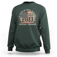 13th Birthday 2026 Sweatshirt Vintage 2013 Official Teenager 13 Years Of Being Awesome - Wonder Print Shop