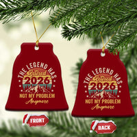Retirement 2026 Ceramic Ornament The Legend Has Retired 2026 Not My Problem Anymore - Wonder Print Shop