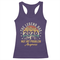 Retirement 2026 Racerback Tank Top The Legend Has Retired 2026 Not My Problem Anymore - Wonder Print Shop