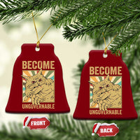 Become Ungovernable Cat Ceramic Ornament Funny Retro Cat Bite Horror Anime - Wonder Print Shop