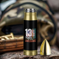 Funny 13th Birthday Bullet Tumbler 13 Years 156 Months Of Being Awesome American Flag - Wonder Print Shop