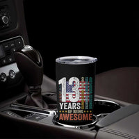 Funny 13th Birthday Tumbler Cup 13 Years 156 Months Of Being Awesome American Flag - Wonder Print Shop