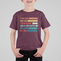 Funny Retired 2026 T Shirt For Kid A Wise Man Once Said I Am Outta Here Retirement Gifts - Wonder Print Shop
