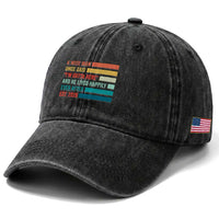 Funny Retired 2026 Washed Cotton Baseball Cap A Wise Man Once Said I Am Outta Here Retirement Gifts