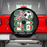 Soccer Football Lover Spare Tire Cover USA Canada Mexico Pride 26