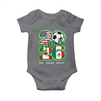 Soccer Football Lover Baby Onesie USA Canada Mexico Pride 26