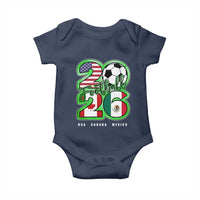 Soccer Football Lover Baby Onesie USA Canada Mexico Pride 26