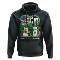 Soccer Football Lover Hoodie USA Canada Mexico Pride 26