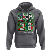 Soccer Football Lover Hoodie USA Canada Mexico Pride 26