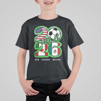 Soccer Football Lover T Shirt For Kid USA Canada Mexico Pride 26